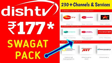 Dish Tv Swagat Hd Pack Price